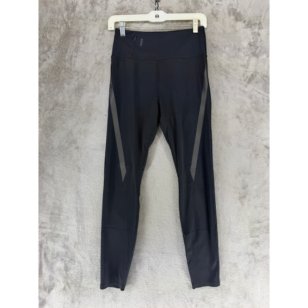 Rhone Leggings Womens M EQHOTELS003 Black Equinox Hotels Reflective EUC